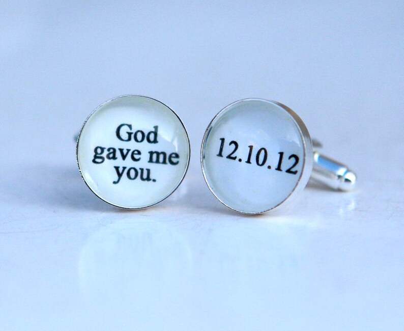 Religious Cuff Links for Him Bible Verse Cufflinks Custom Etsy