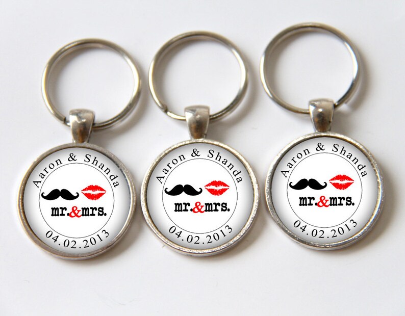 Personalized Keychain Bridal Shower Favor Bachlorette Party Etsy