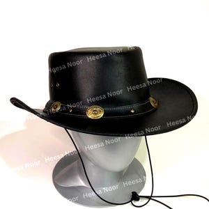 Cowboy Outback hat Shapeable into Leather Cowboy Hat Durable Leather Hats for Men | Western hat | Western Hats for Men and Women