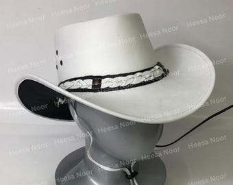 Cowboy Hat Western wear Leather hat Handmade