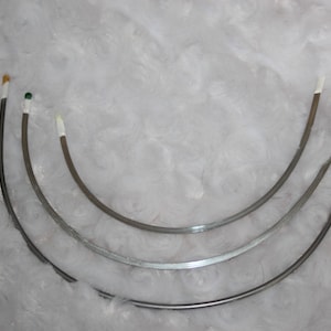 5 Pair Metal Bra Underwire Bra Making Supplies coated tip B C D DD