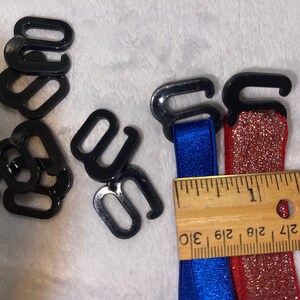 2 Sizes Metal Swimsuit Bra Hooks Replacement For Sewing Bikini Halter Tops Bathing Suit Clips Clasp Adjustment Strap Slides Lingerie Slip Dress Camisole