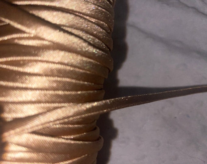 9 Yards Golden Tan Caramel Bridal Spaghetti Strap Tube String Tubular ...