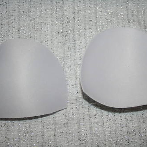 4 pair size A B C D cup WHITE foam bra cup shields