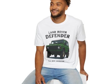 Camiseta con ilustración de Land Rover Defender / SUV todoterreno 4x4 vintage