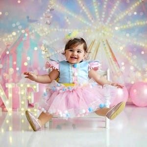 Circus Baby Costume,Nutcracker Toddler Costume,Circus Baby Photoshoot Dress,Pastel Circus Costume,Nutcracker Photoshoot Costume,Candyl