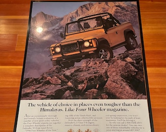 New Land Rover Defender 90 110 130 Offroad Illustration Poster