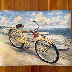 airflite helmet with red bike Airflite Blegh  Ride Icon