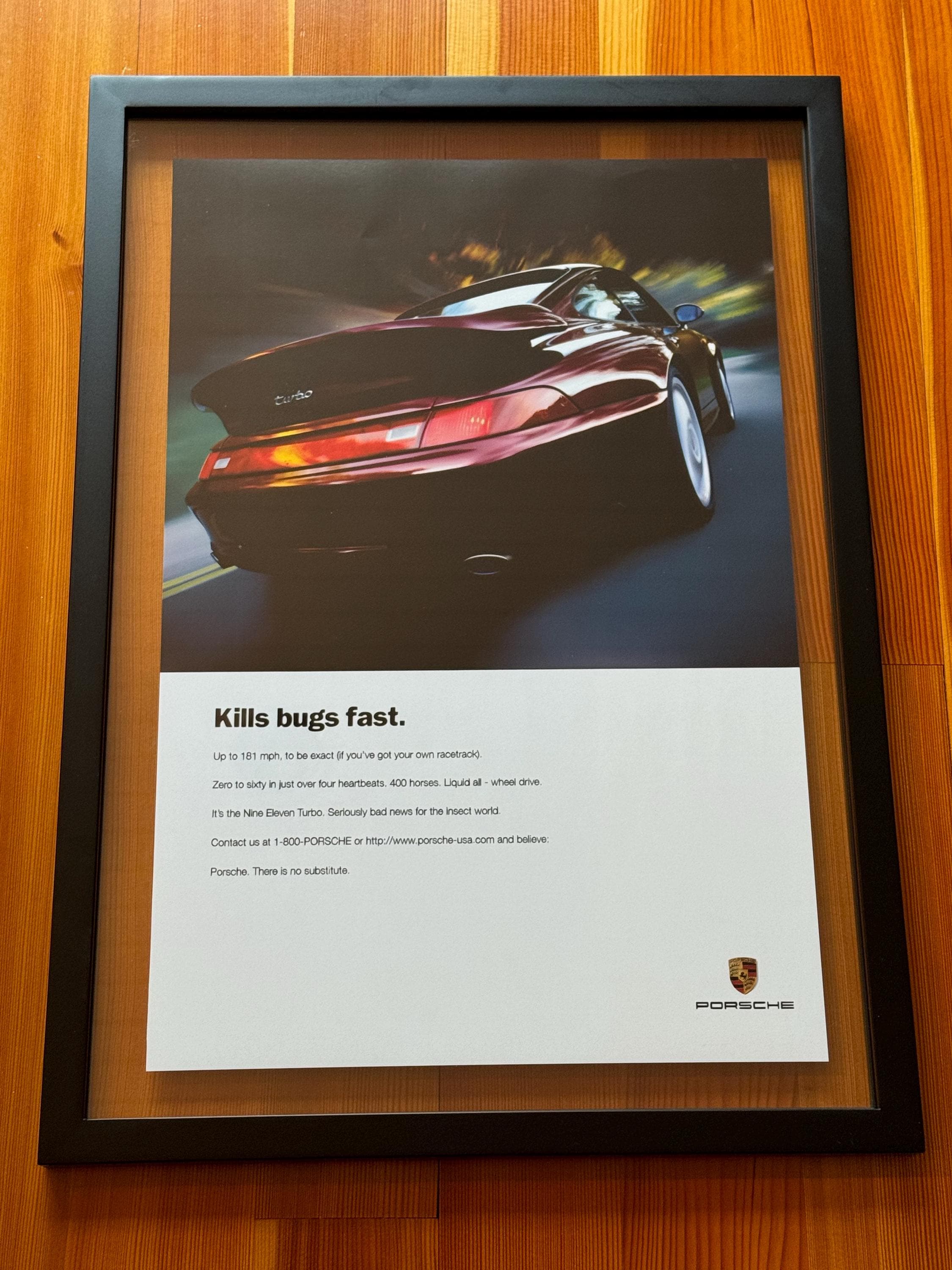 Porsche 911 993 Turbo Advertisement 
