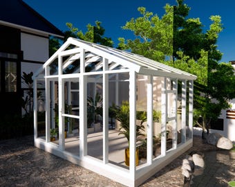 10x12 Backyard Greenhouse DIY Plans: Step-by-Step PDF Download