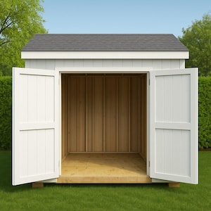 12x12 Lean-To Shed Plans: DIY Building Guide & Cut List (Digital Download