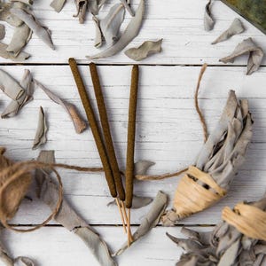 Sage Incense Sticks - All Natural, Vegan, Herbal, Organic, Smudging Sticks