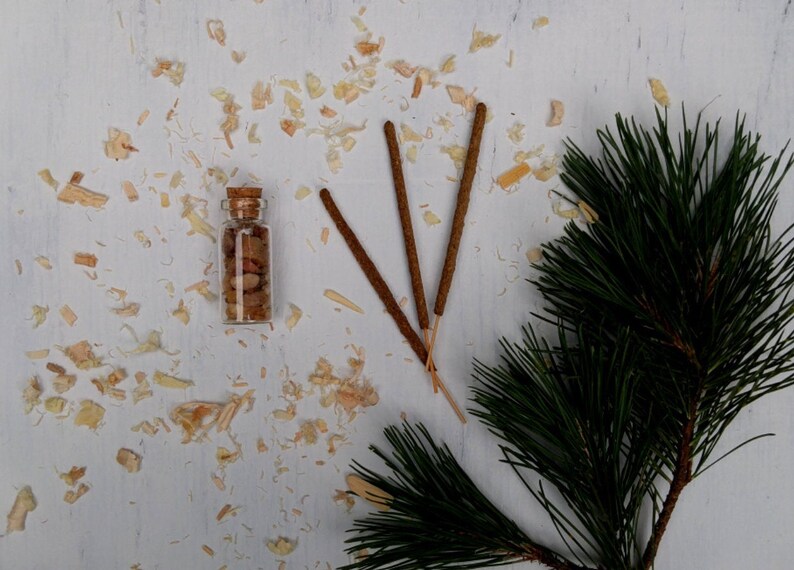 Pine Incense Sticks All Natural Vegan Herbal Organic Etsy