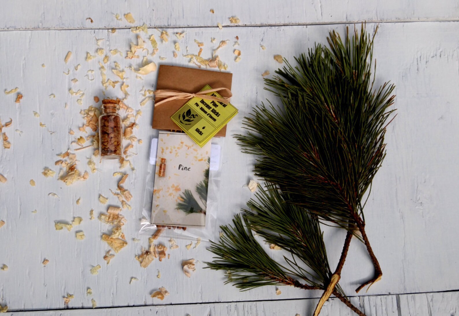 Pine Incense Sticks All Natural Vegan Herbal Organic Etsy