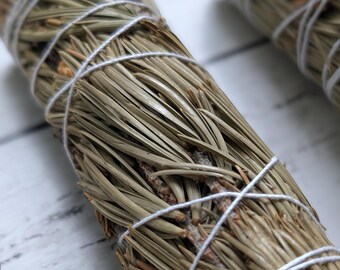 Pine Smudge Sticks - 3 x Pinon Pinyon 4" Smudging Wands
