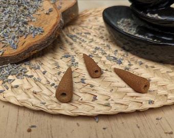 Lavender Incense - All Natural Hand Rolled Backflow Cones