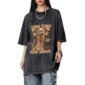 Tung Tung Tung Sahur Shirt,Trippy Character Graphic Tee,Surreal Lightning Design Top,Weird Internet Humor Apparel,Unique Gift Idea.