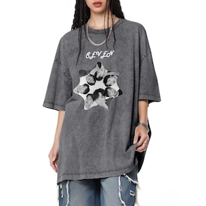 Bangtan Boys Bedrucktes T-Shirt mit Rundhalsausschnitt, RM, Jin, Suga, J-Hope, Jimin, V, Jungkook, BTS Unisex Kurzarm-T-Shirt K-Pop Style Top 777 PurpleLOVE