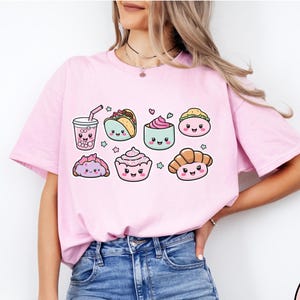 Food Lover Tshirt, Food Lover Geschenk, süßes Food Shirt, Foodie Kleidung, lustiges Food Shirt, Foodie Tshirt, süßes T-Shirt, süßes Grafik T-Shirt