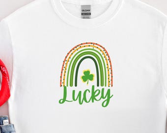 Glückskleeblatt Regenbogen Shirt - St. Patrick's Day Tee