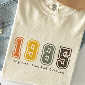 Comfort Colors® 1985 Vintage Sweatshirt, Retro 80s Birthday Gift