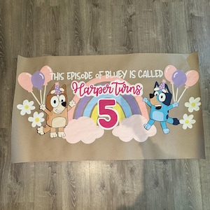 Bluey Birthday Banner