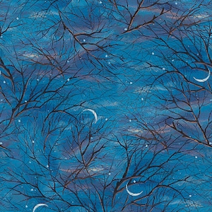 New - Autumn Retreat Moonlit Night - P & B Textiles - Abraham Hunter - Yardage and More Available