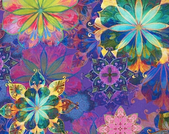 Venice Jewel Floral 2 - Christiane Marques - Robert Kaufman - Meio Jardim