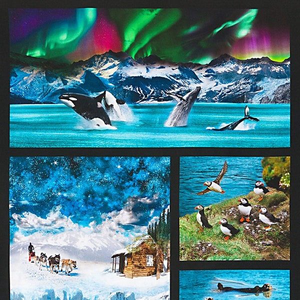 Nature's Wonder Animals - Robert Kaufman - 1 Panel (24") - More Available