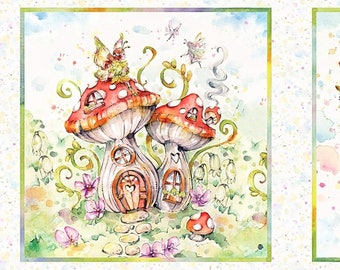 New - Fairy Garden - P & B Textile - 1 Panel (24") - More Available