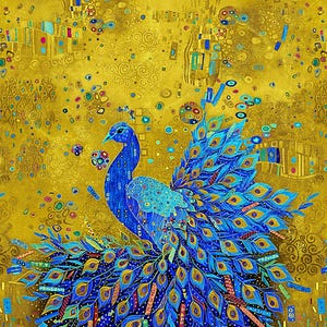 Nowość - Pozłacany pióropusz - Ponadczasowe skarby - 1 panel 24&quot; - Więcej dostępnych