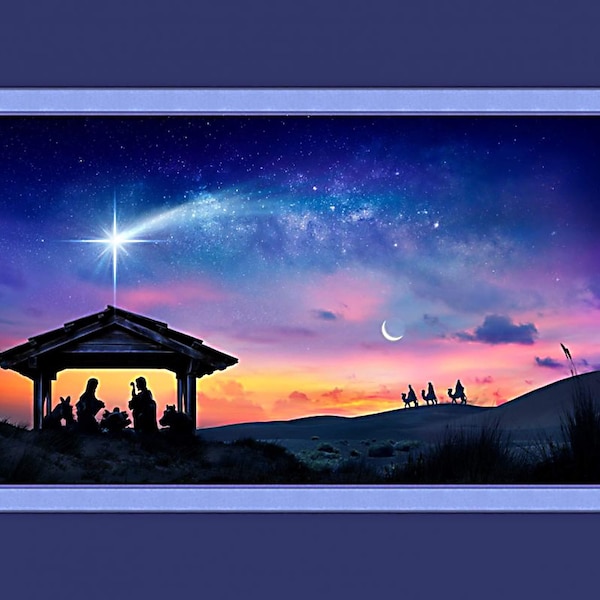 New - Wise Men Came - 1 Yard Panel - More Available
