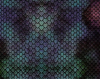 Dark Dragon Skin - Timeless Treasures - Half Yard