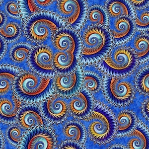 Twilight Swirl Scroll - QT Fabrics - Yardage and Available