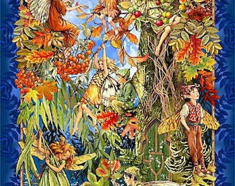 New - Fairy Forest Panel - Michael Miller - 1 Panel (24")- More Available - By the Yard