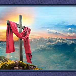 New - It Is Finished - 1 Yard Panel - More Available