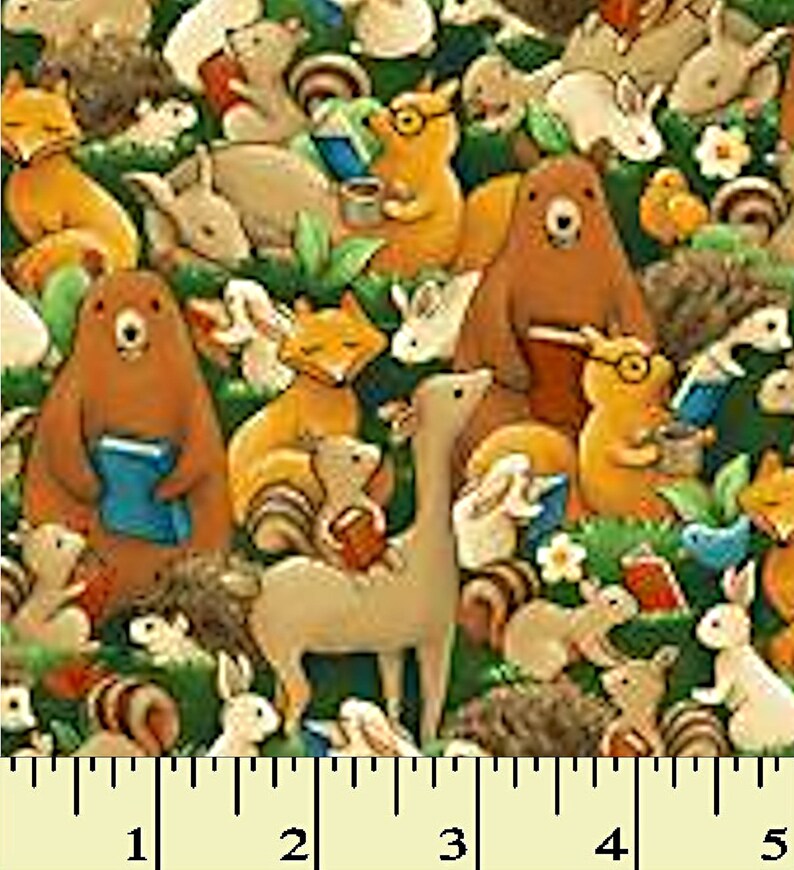 Half Yard Paintbrush Studio Forest Fables Animals