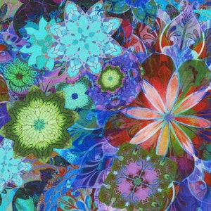 Venice Jewel Floral - Christiane Marques - Robert Kaufman - Yardage and More Available