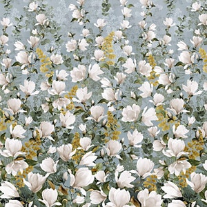 Magnolienbordüre - Michael Miller - 1 Yard