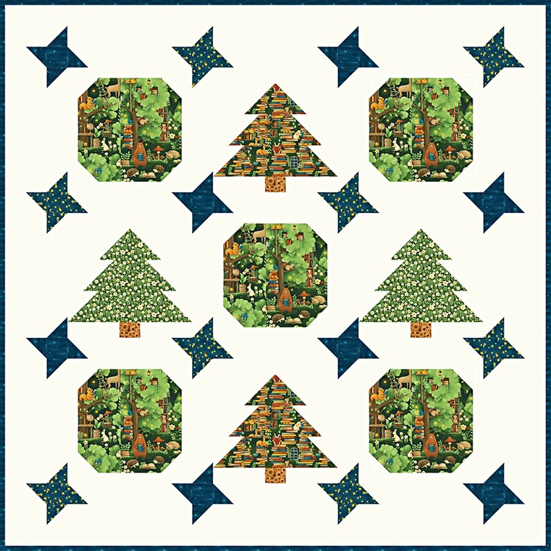 Half Yard Paintbrush Studio Forest Fables Animals