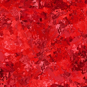 Chrome Red Mixer - Deborah Edwards - Half Yard