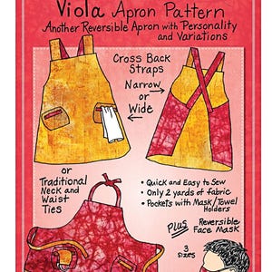 Viola Apron Pattern - Mary Mulari Designs