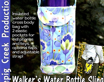 New - Walker's Water Bottle Sling Pattern - Whistlepig Creek Productions