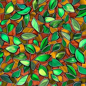 New - Tree of Life Chestnut Leaves  - Jon Q Wright - QT Fabrics - Fat Quarter