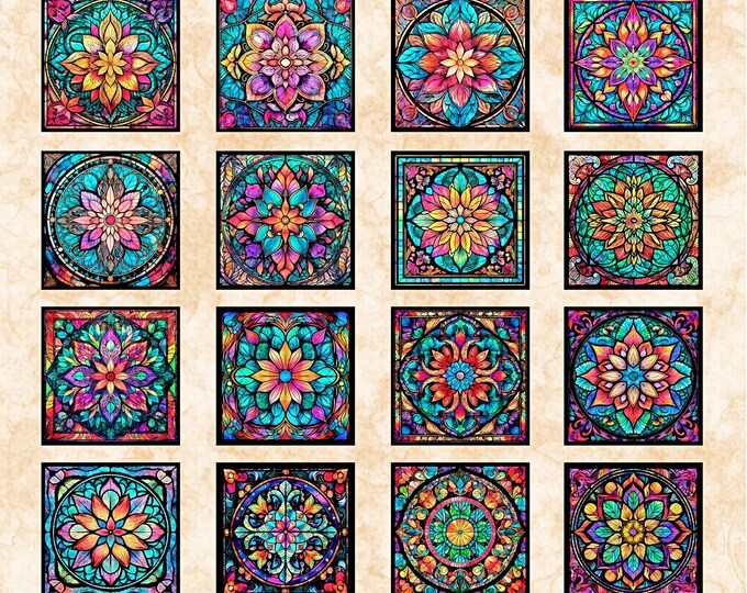 Radiant Reflections Stained Glass Blocks Light- Morris Creative - QT ...