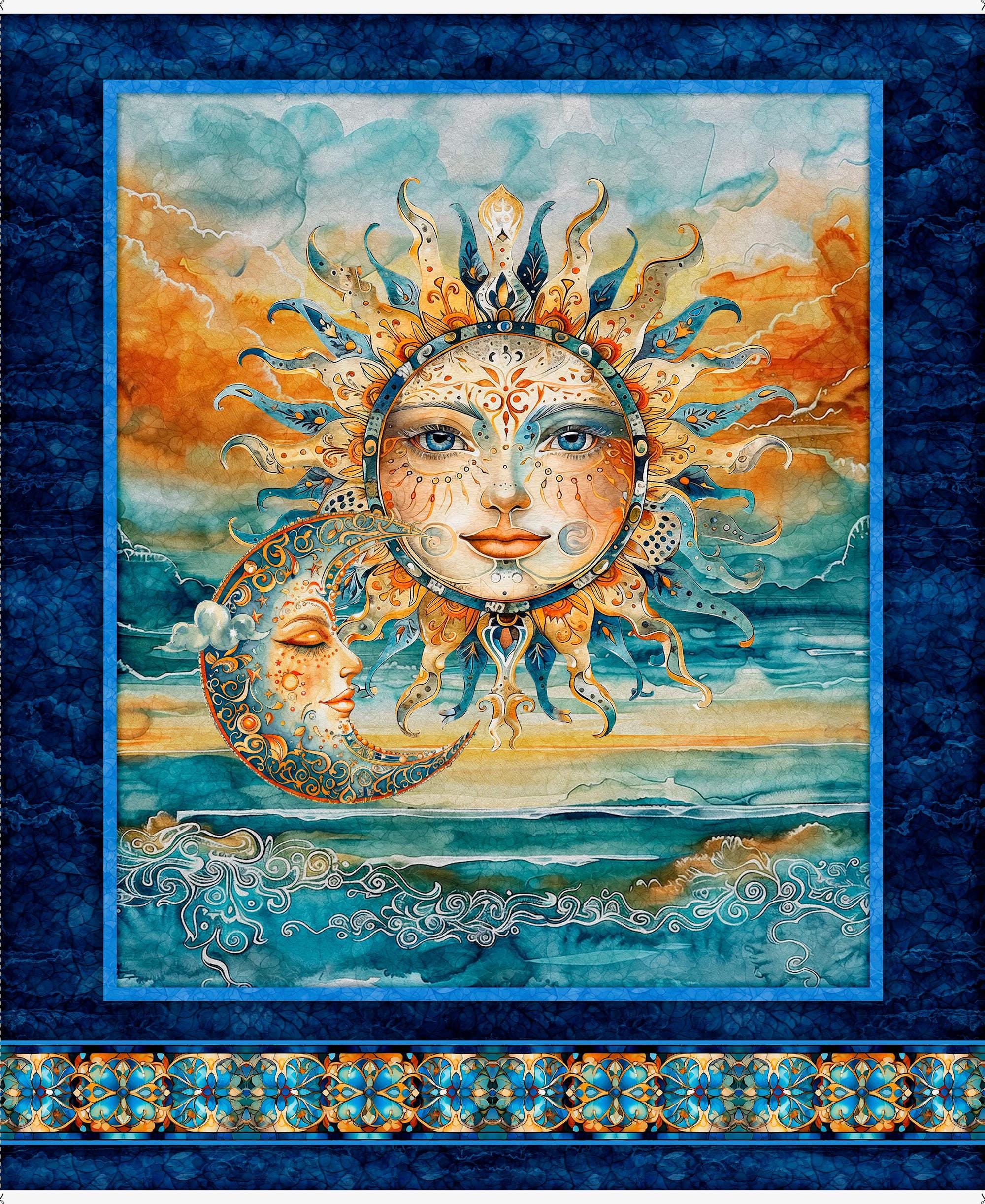 New - Bohemian Sunrise - Morris Creative Group - QT Fabrics - 1 Yard Panel - More Available