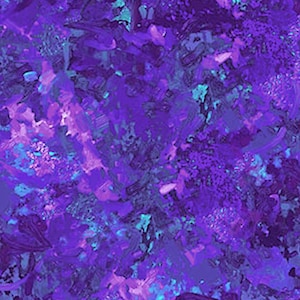 Chrome Violet Mixer - Deborah Edwards - 1 Yard - More Available