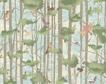 Forest Chatter Tree Tops - Maywood Studio - Yardage and More Available