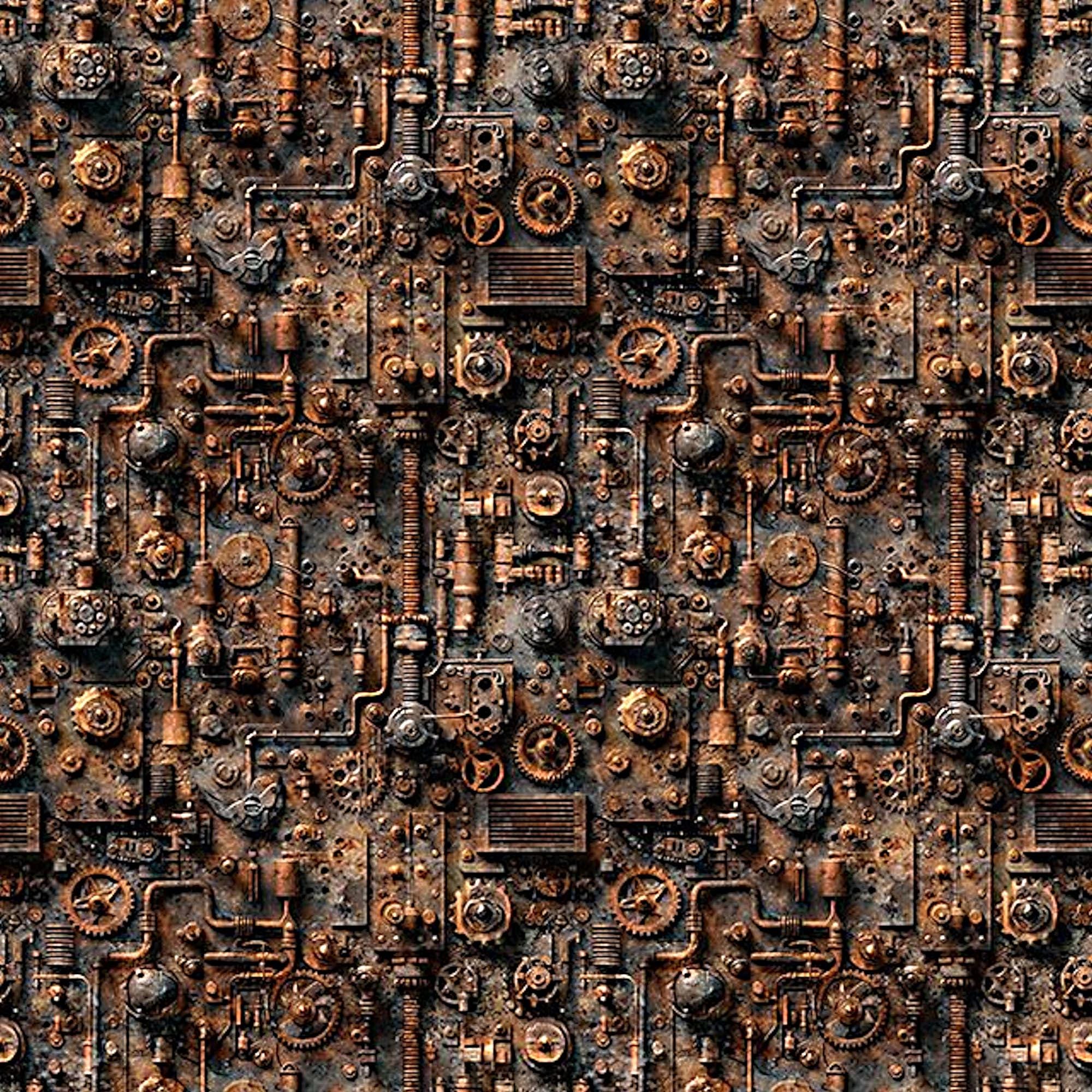New - Steam and Steel Train Mechanical - Dan Morris - QT Fabrics ...