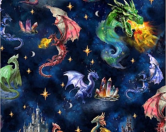 Dragon Kingdom - Mythical Adventure - Whistler Studios for Windham - Yardage - More Available